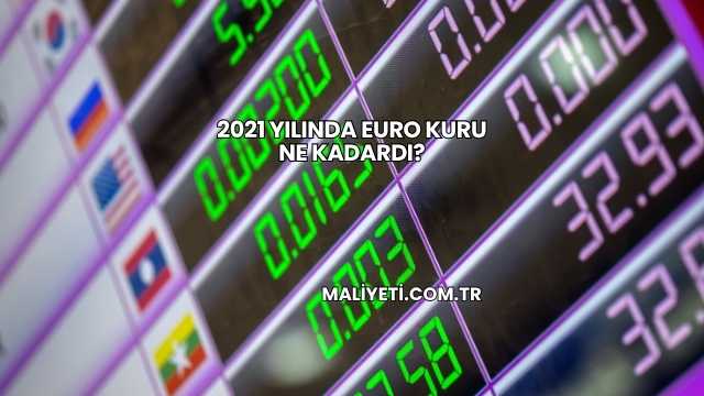 2021 Yılında Euro Kuru Ne Kadardı?