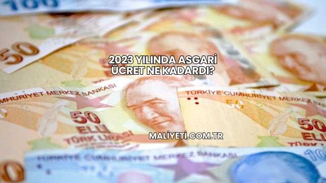 2023 Yılında Asgari Ücret Ne Kadardı?