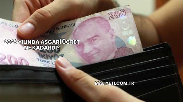 2023 Yılında Asgari Ücret Ne Kadardı?
