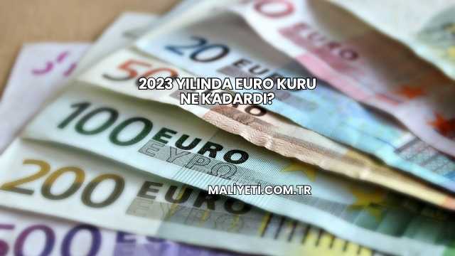 2023 Yılında Euro Kuru Ne Kadardı?