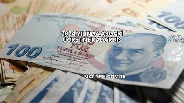 2024 Yılında Asgari Ücret Ne Kadardı?