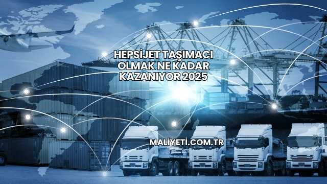 Hepsijet Taşımacı Olmak Ne Kadar Kazanıyor 2025