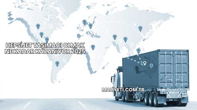 Hepsijet Taşımacı Olmak Ne Kadar Kazanıyor 2025