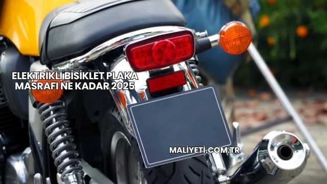 Elektrikli Bisiklet Plaka Masrafı Ne Kadar 2025