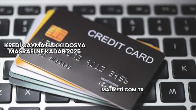 Kredi Cayma Hakkı Dosya Masrafı Ne Kadar 2025