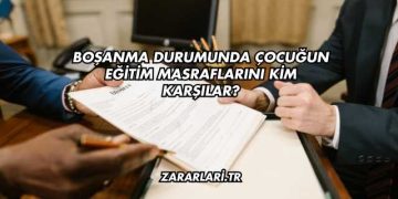 Boşanma Durumunda Çocuğun Eğitim Masraflarını Kim Karşılar?
