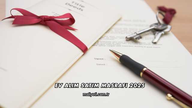Ev Alım Satım Masrafı 2025