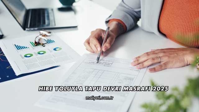 Hibe Yoluyla Tapu Devri Masrafı 2025