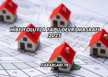 Hibe Yoluyla Tapu Devri Masrafı 2025