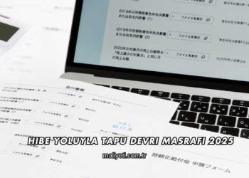 Hibe Yoluyla Tapu Devri Masrafı 2025