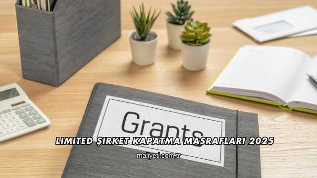 Limited Şirket Kapatma Masrafları 2025