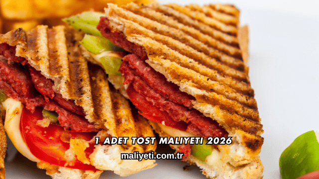 1 Adet Tost Maliyeti 2026