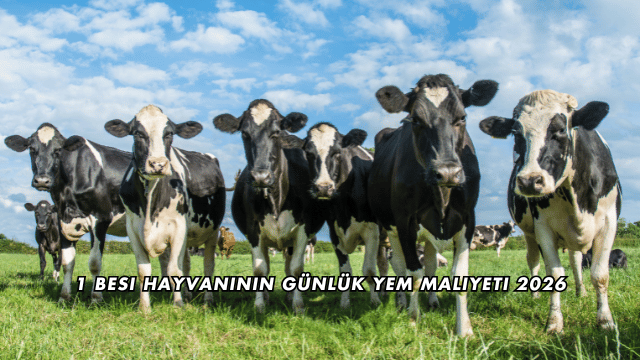 1 Besi Hayvanının Günlük Yem Maliyeti 2026