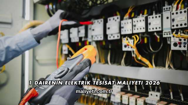 1 Dairenin Elektrik Tesisat Maliyeti 2026