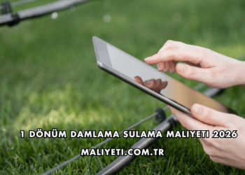 1 Dönüm Damlama Sulama Maliyeti 2026