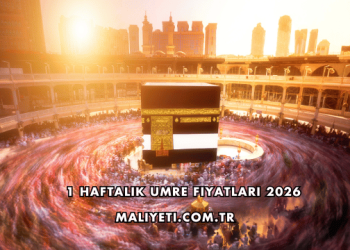 1 Haftalık Umre Fiyatları 2026