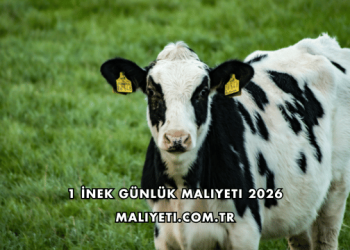 1 İnek Günlük Maliyeti 2026