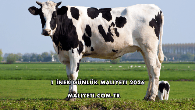 1 İnek Günlük Maliyeti 2026