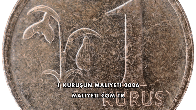 1 Kuruşun Maliyeti 2026