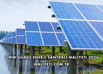 1 MW Güneş Enerji Santrali Maliyeti 2026