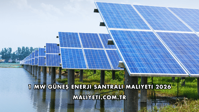 1 MW Güneş Enerji Santrali Maliyeti 2026