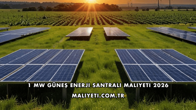 1 MW Güneş Enerji Santrali Maliyeti 2026