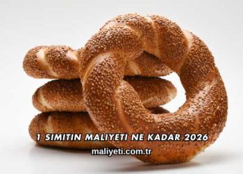 1 Simitin Maliyeti Ne Kadar 2026