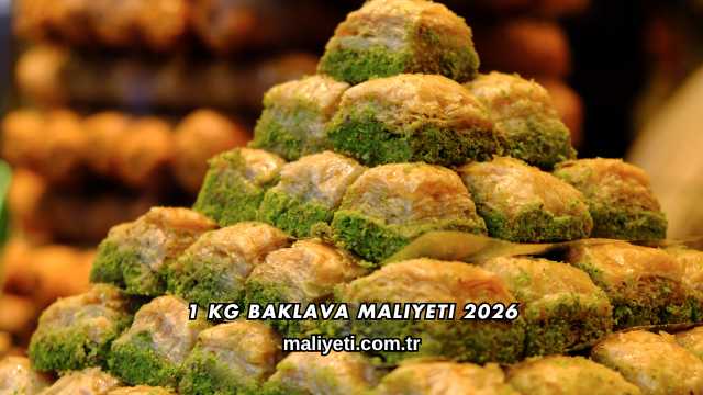 1 kg Baklava Maliyeti 2026