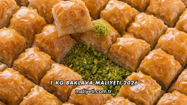 1 kg Baklava Maliyeti 2026
