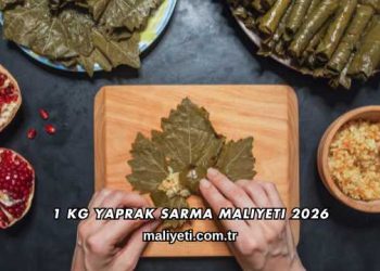 1 kg Yaprak Sarma Maliyeti 2026