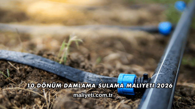 10 Dönüm Damlama Sulama Maliyeti 2026