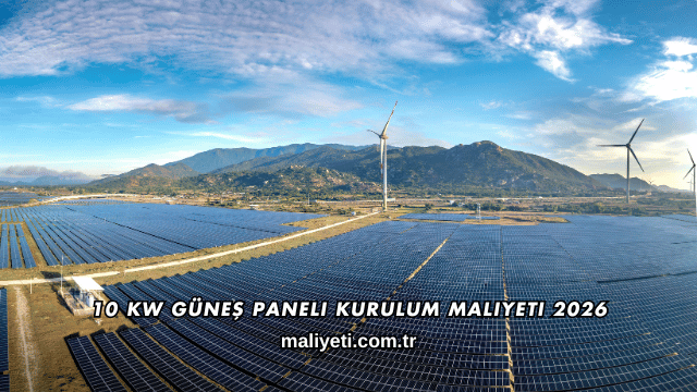 10 Kw Güneş Paneli Kurulum Maliyeti 2026