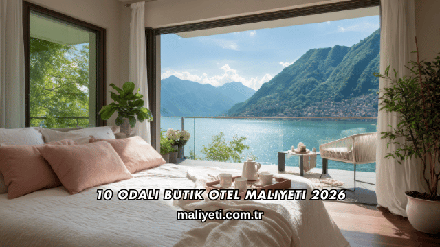 10 Odalı Butik Otel Maliyeti 2026