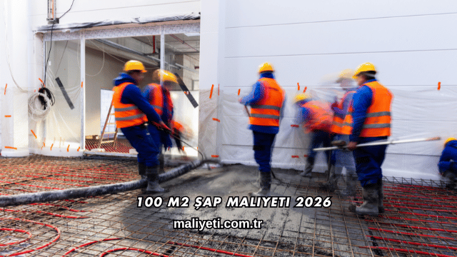 100 M2 Şap Maliyeti 2026