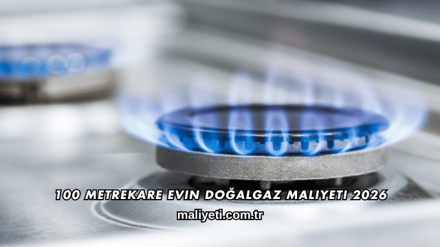100 Metrekare Evin Doğalgaz Maliyeti 2026