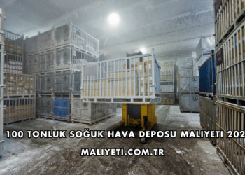 100 Tonluk Soğuk Hava Deposu Maliyeti 2026
