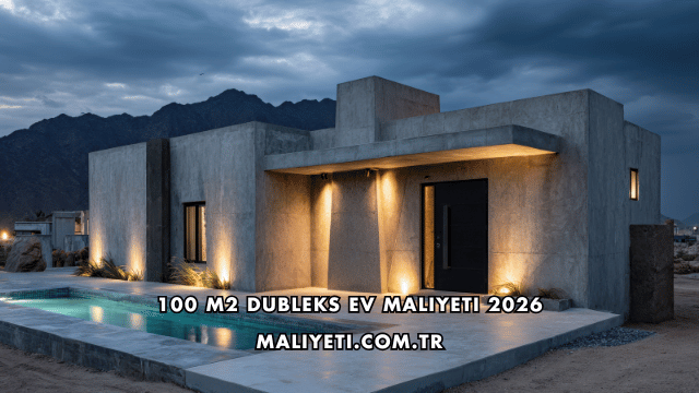 100 m2 Dubleks Ev Maliyeti 2026