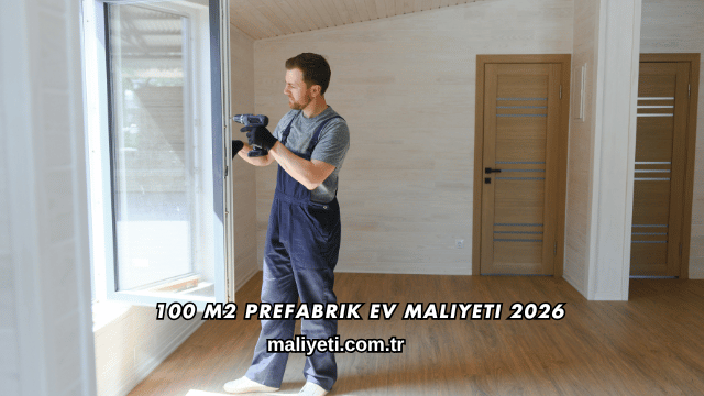 100 m2 Prefabrik Ev Maliyeti 2026