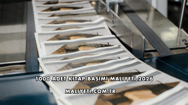 1000 Adet Kitap Basımı Maliyeti 2026