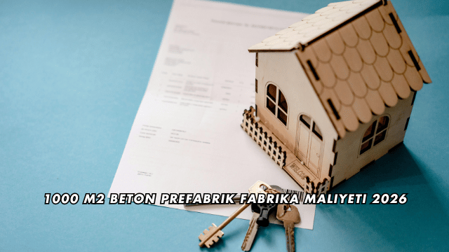 1000 M2 Beton Prefabrik Fabrika Maliyeti 2026