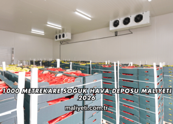 1000 Metrekare Soğuk Hava Deposu Maliyeti 2026