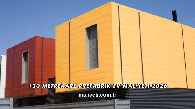 130 Metrekare Prefabrik Ev Maliyeti 2026