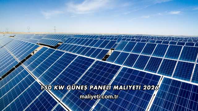 150 KW Güneş Paneli Maliyeti 2026