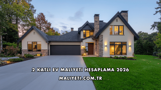 2 Katlı Ev Maliyeti Hesaplama 2026