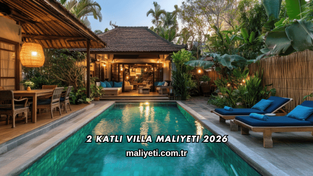 2 Katlı Villa Maliyeti 2026