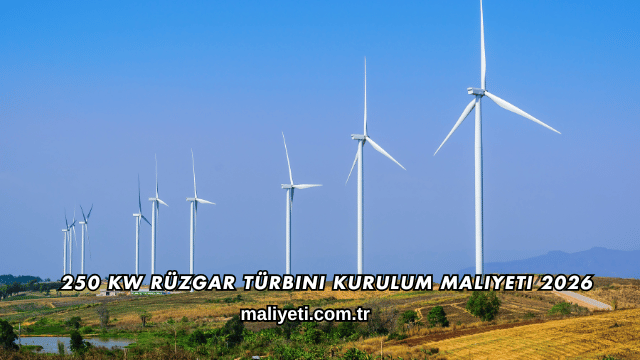 250 kw Rüzgar Türbini Kurulum Maliyeti 2026
