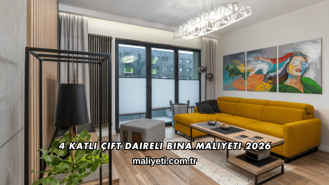 4 Katlı Çift Daireli Bina Maliyeti 2026