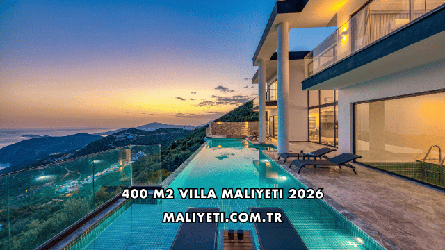 400 m2 Villa Maliyeti 2026