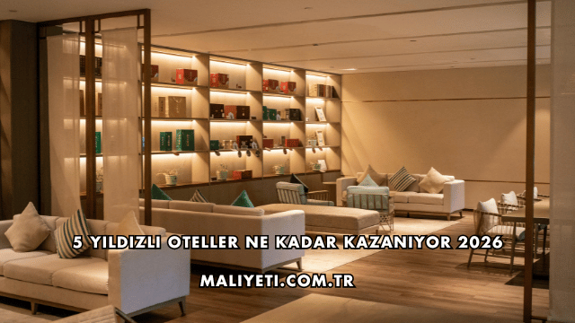 5 Yıldızlı Oteller Ne Kadar Kazanıyor 2026