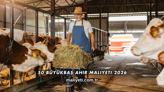 50 Büyükbaş Ahır Maliyeti 2026